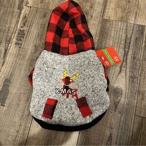 Dog Puppy Winter Fall Christmas Xmas Sweater Jacket Hoodie Warm
